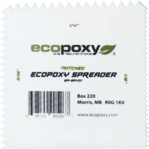 V-NOTCHED ECOPOXY SPREADER